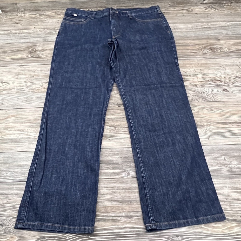 Carhartt Women's Blue Jeans Original Fit CAT 2 Flame Resistant Size 18 SHORT